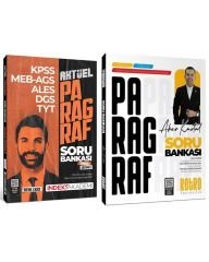 Retro + İndeks 2025 KPSS ALES DGS TYT AYT Paragraf Soru Bankası 2 li Set - Aker Kartal Retro + İndeks Akademi Yayıncılık