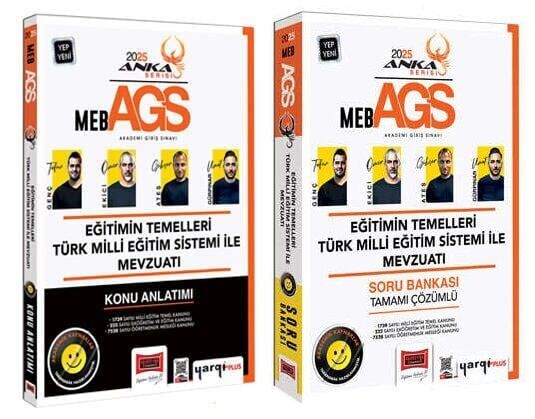 Yargı 2025 MEB-AGS Eğitimin Temelleri ve Türk Milli Eğitim ile Mevzuatı Konu + Soru Bankası 2 li