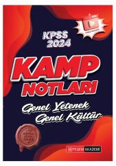 Pegem 2024 KPSS Genel Yetenek Genel Kültür Kamp Notları Pegem Akademi Yayınları