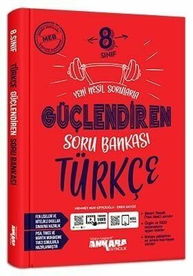 Ankara Yayıncılık 8. Sınıf Türkçe Güçlendiren Soru Bankası
