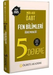 Öğreti 2025 MEB AGS ÖABT Fen Bilimleri Öğretmenliği Tamamı Çözümlü 5 Deneme