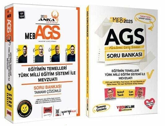 Yargı + Yediiklim 2025 MEB-AGS Eğitimin Temelleri ve Türk Milli Eğitim ile Mevzuatı Soru 2 li Set