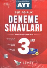 Limit Yayınları AYT Eşit Ağırlık 3 Deneme