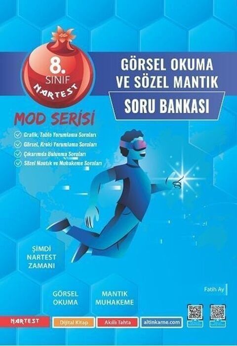 Nartest Yayınları 8. Sınıf Görsel Okuma Ve Sözel Mantık Mod Serisi Soru Bankası