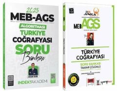 Yargı + İndeks 2025 MEB-AGS Türkiye Coğrafyası Soru Bankası 2 li Set Anka Serisi