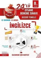 Nartest 8. Sınıf Kırmızı Nar Efsane İngilizce 24 Deneme