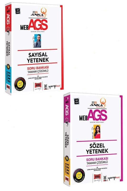 Yargı 2025 MEB-AGS Sözel + Sayısal Yetenek Soru Bankası 2 li Set Anka Serisi Yargı Yayınları