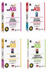 Yargı 2025 MEB-AGS Sözel + Sayısal Yetenek + Tarih + Türkiye Coğrafyası Soru Bankası 4 lü Set