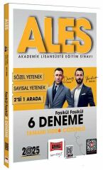 Yargı 2025 ALES Sayısal-Sözel Yetenek 2 si Bir Arada 6 Deneme Fasikül Çözümlü