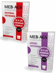 Pelikan 2025 MEB-AGS Sayısal+Sözel Yetenek 40 Deneme 2 li Set Pelikan Yayınları