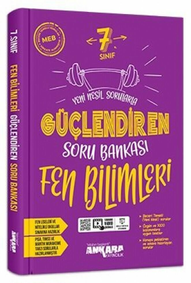 Ankara Yayıncılık 7. Sınıf Fen Bilimleri Güçlendiren Soru Bankası