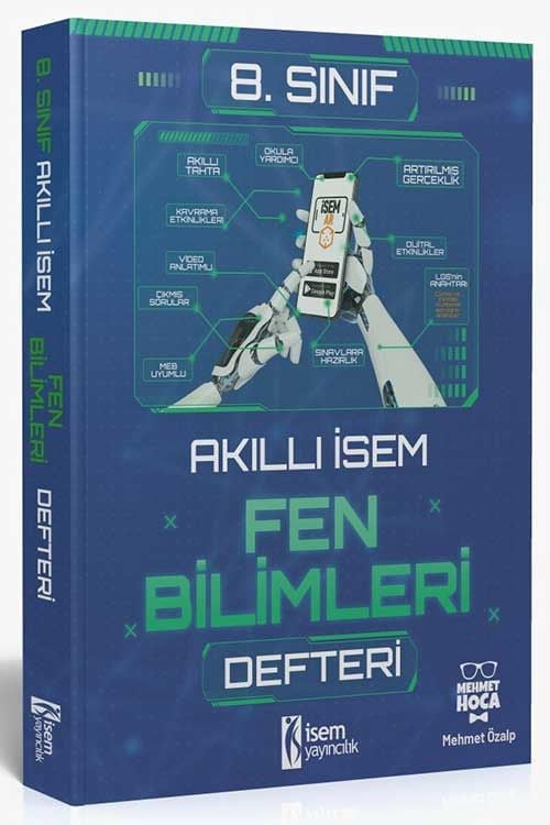 Akıllı İsem 8. Sınıf Fen Bilimleri Defter İsem Yayıncılık