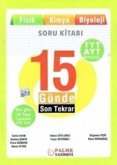 Palme Yayınları TYT AYT Öncesi Fizik Kimya Biyoloji 15 Günde Son Tekrar Soru Kitabı