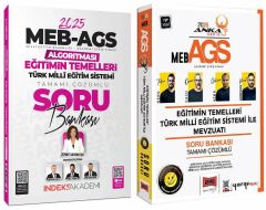 Yargı + İndeks 2025 MEB-AGS Eğitimin Temelleri ve Türk Milli Eğitim Sistemi ile Mevzuatı Soru Bankası 2 li Set