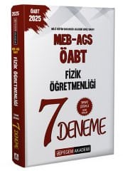 Pegem 2025 ÖABT MEB-AGS Fizik Öğretmenliği 7 Deneme Çözümlü Pegem Akademi Yayınları