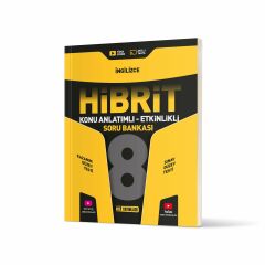 Hız 8. Sınıf İngilizce HİBRİT Konu Anlatımlı Etkinlikli Soru Bankası Hız Yayınları