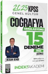 İndeks Akademi 2025 KPSS Coğrafya Simülasyonu 15 Deneme Çözümlü - Alican Demir İndeks Akademi