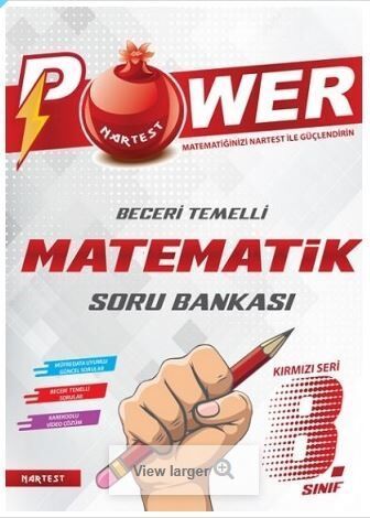 Nartest Yayınları 8. Sınıf Matematik Kırmızı Power Soru Bankası