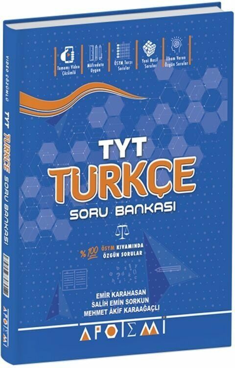 Apotemi TYT Türkçe Soru Bankası Apotemi Yayınları