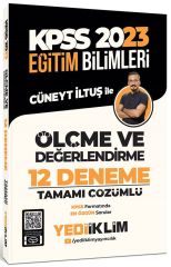 Yediiklim 2023 KPSS Eğitim Bilimleri Ölçme ve Değerlendirme Tamamı Çözümlü 12 Deneme