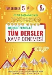 Omage Yayınları 6. Sınıf Motivasyon Tüm Dersler Kamp 5 Deneme