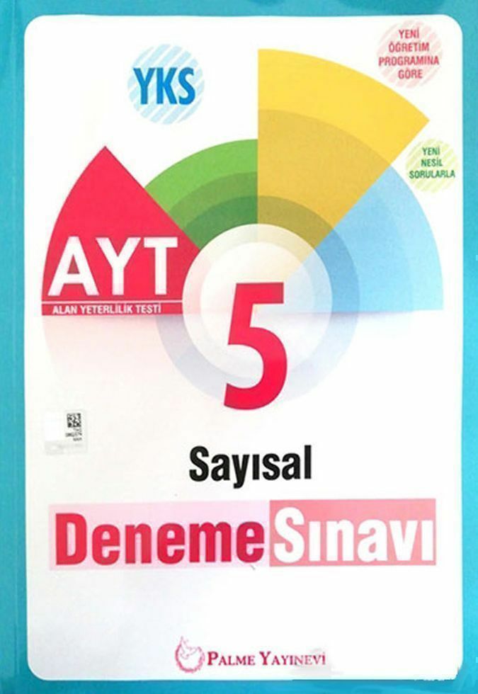 Palme Yayınları AYT Sayısal 5 Deneme Sınavı