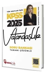 Hoca Kafası 2025 KPSS Vatandaşlık Soru Bankası Çözümlü - Esra Özkan Karaoğlu Hoca Kafası Yayınları