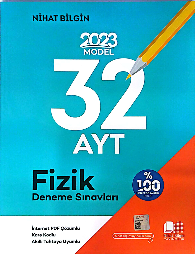 Nihat Bilgin Yayınları AYT Fizik 32 Deneme