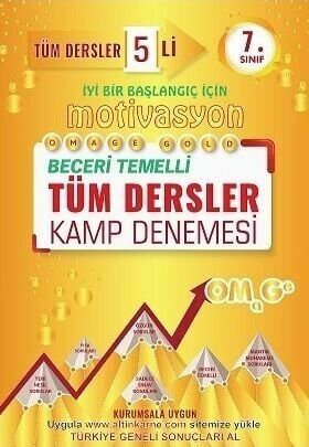 Omage Yayınları 7. Sınıf Motivasyon Tüm Dersler Kamp 5 Deneme