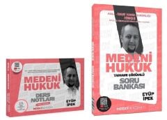 İndeks Akademi 2025 KPSS A Grubu Medeni Hukuk Video Ders Notları + Soru Bankası 2 li Set