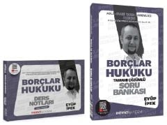 İndeks Akademi 2025 KPSS A Grubu Borçlar Hukuku Video Ders Notları + Soru Bankası 2 li Set
