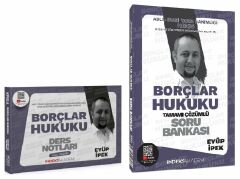 İndeks Akademi 2025 KPSS A Grubu Borçlar Hukuku Video Ders Notları + Soru Bankası 2 li Set