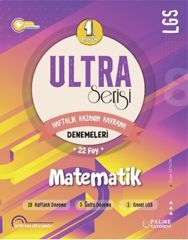 Palme Yayınları 8. Sınıf LGS Matematik 1. Dönem Ultra Serisi Denemeleri