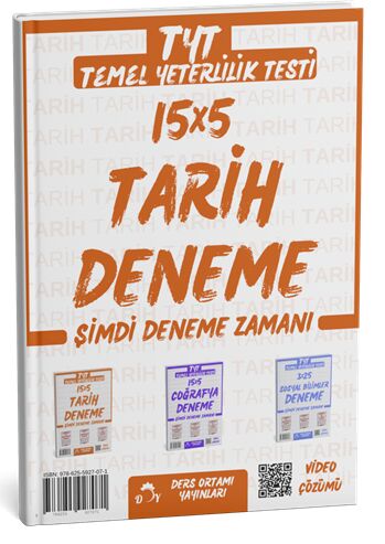 Ders Ortamı YKS TYT Tarih 15x5 Deneme Çözümlü Ders Ortamı Yayınları