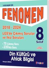 Fenomen Okul Yayınları 8. Sınıf LGS Din Kültürü ve Ahlak Bilgisi Çıkmış Sorular ve İkiz Sorular