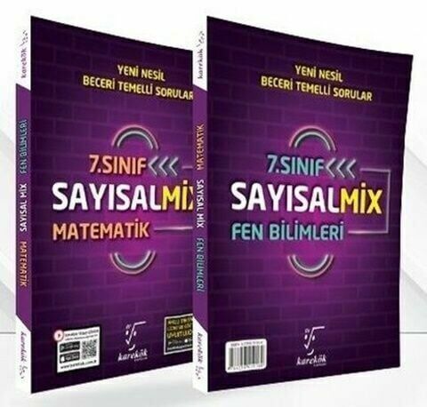 Karekök Yayınları 7. Sınıf Sayısal Mix Matematik ve Fen Bilimleri Soru Bankası