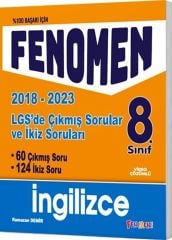 Fenomen Okul Yayınları 8. Sınıf LGS İngilizce Çıkmış Sorular ve İkiz Sorular