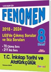 Fenomen Okul Yayınları 8. Sınıf LGS T.C. İnkılap Tarihi ve Atatürkçülük Çıkmış Sorular ve İkiz Sorular