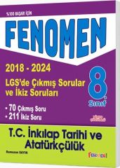 Fenomen Okul Yayınları 8. Sınıf LGS T.C. İnkılap Tarihi ve Atatürkçülük Çıkmış Sorular ve İkiz Sorular