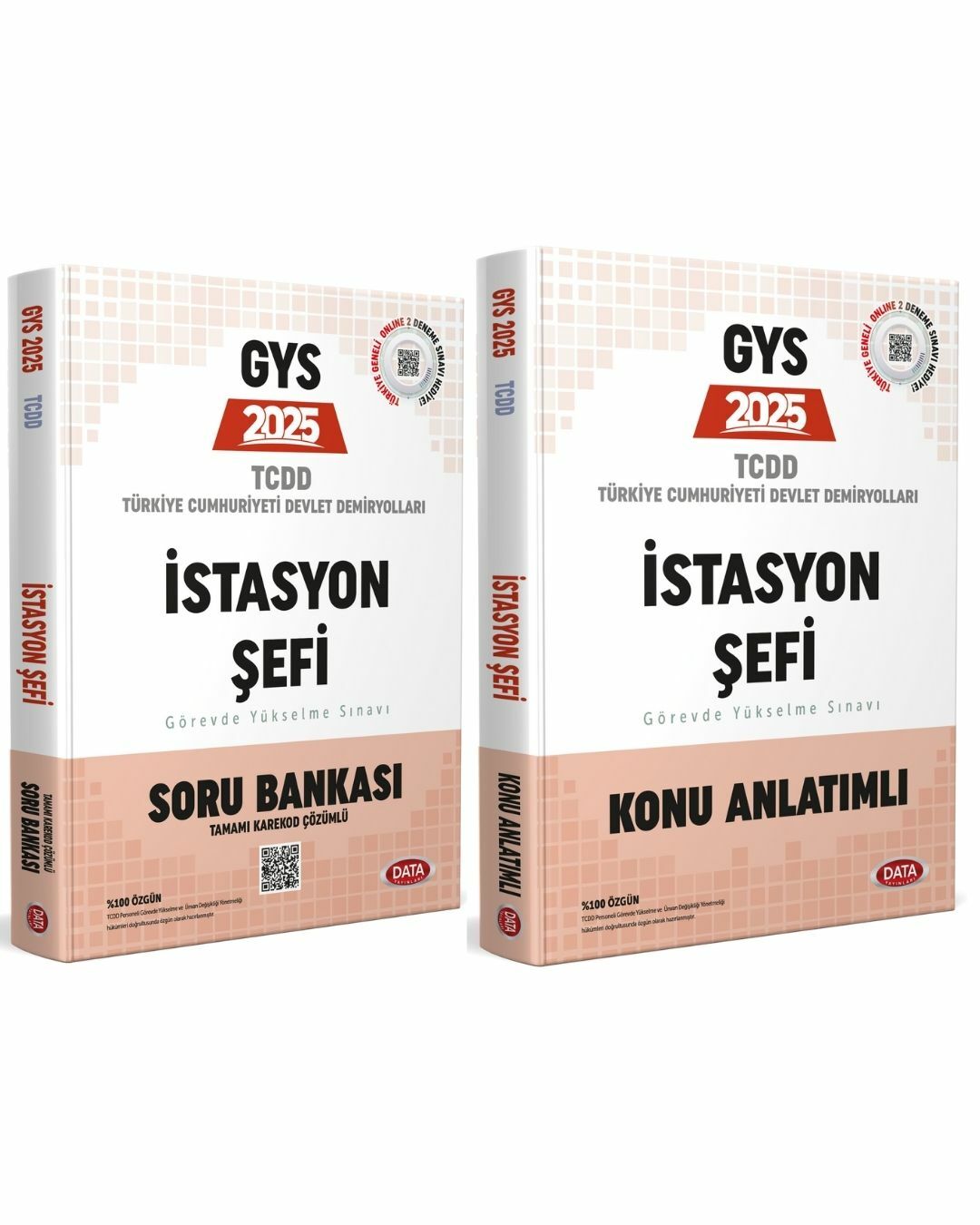 2025 GYS TCDD İstasyon Şefi Konu Anlatımı ve Soru Bankası Görevde Yükselme Seti Data Yayınları