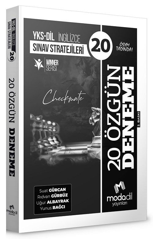 Modadil YKS DİL İngilizce Sınav Stratejileri-20 20 Özgün Deneme Modadil Yayınları