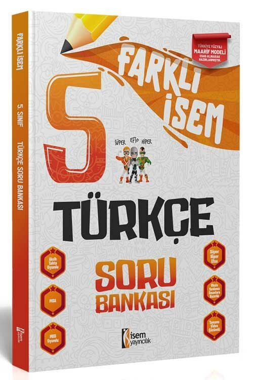 Farklı İsem 5. Sınıf Türkçe Soru Bankası İsem Yayıncılık