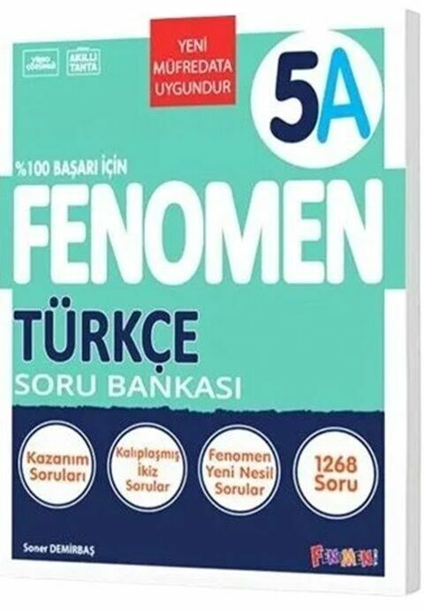 Fenomen Okul Yayınları 5. Sınıf Türkçe Fenomen A Soru Bankası