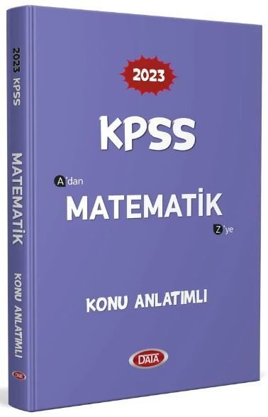 Data Yayınları 2023 KPSS Matematik Konu Anlatımlı