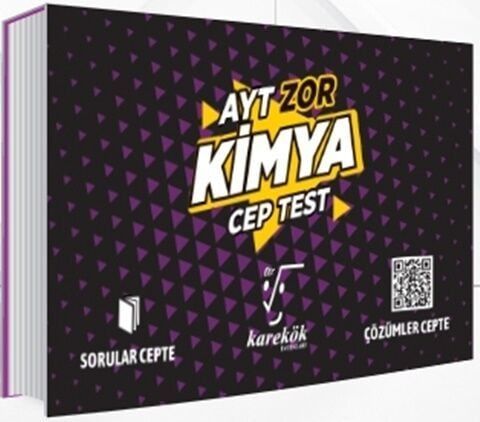 Karekök Yayınları AYT Kimya Zor Cep Test