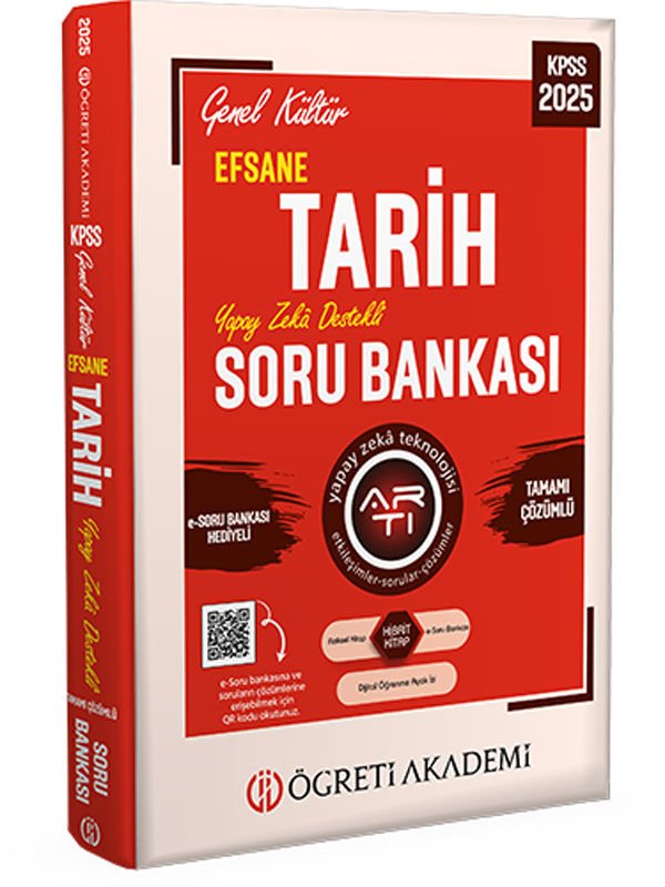 Öğreti 2025 KPSS Tarih Efsane Soru Bankası Çözümlü Öğreti Akademi