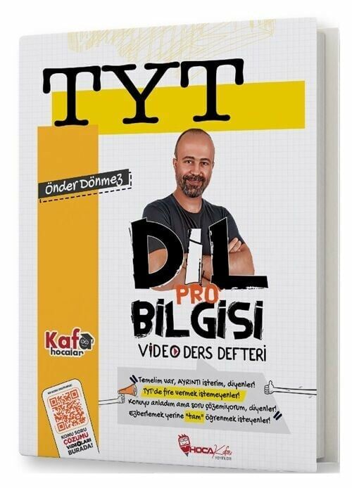 Hoca Kafası YKS TYT Dil Bilgisi Pro Video Ders Defteri - Önder Dönmez Hoca Kafası Yayınları