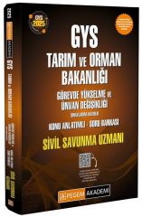 Pegem 2025 GYS Tarım ve Orman Bakanlığı Sivil Savunma Uzmanı Konu Anlatımlı Soru Bankası Görevde Yükselme Pegem Akademi Yayınları