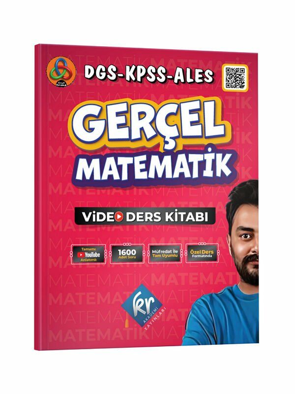 KR Akademi DGS KPSS ALES Gerçel Matematik Video Ders Kitabı