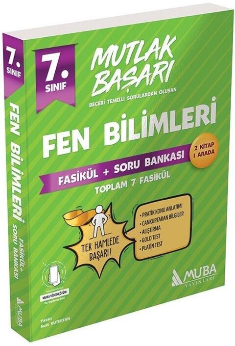 Muba Yayınları 7. Sınıf Fen Bilimleri Mutlak Başarı Fasikül ve Soru Bankası